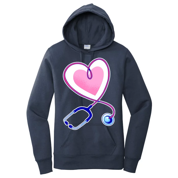 Stethoscope Heart Nursing Women's Pullover Hoodie