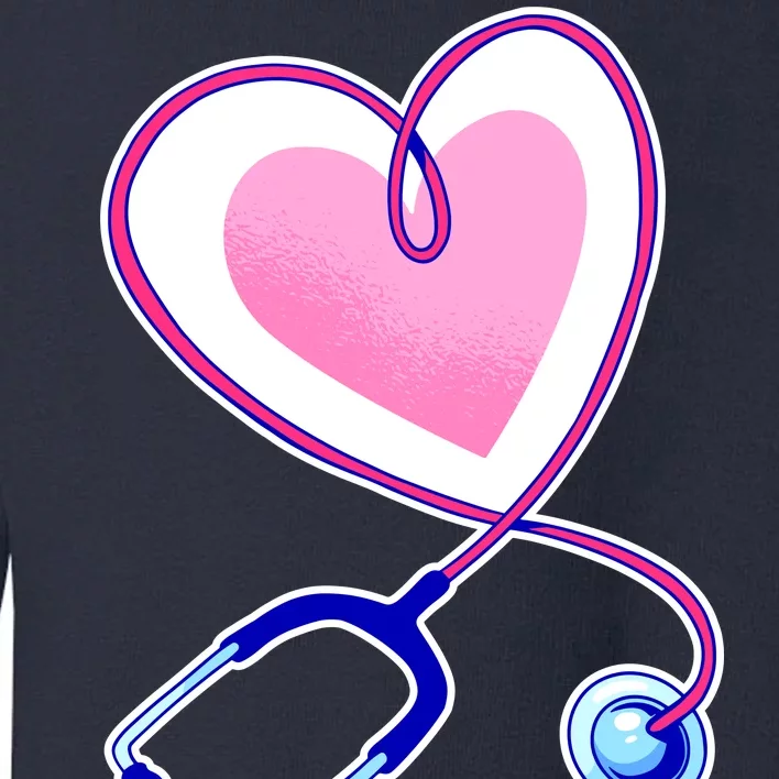 Stethoscope Heart Nursing Toddler Sweatshirt