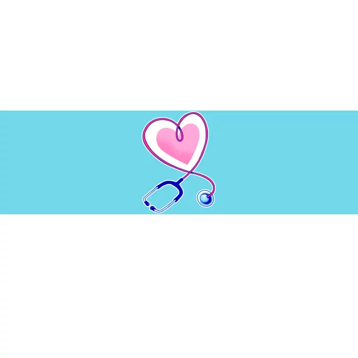 Stethoscope Heart Nursing Bumper Sticker