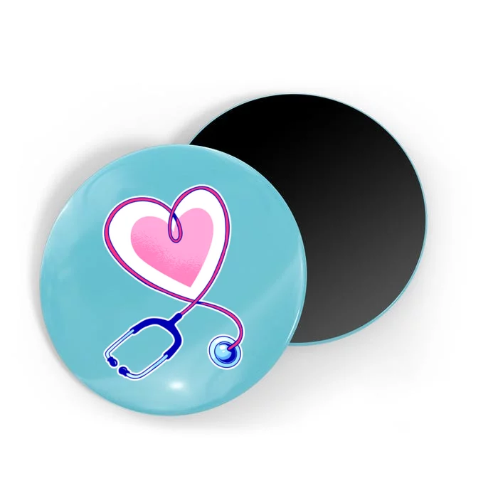 Stethoscope Heart Nursing Magnet