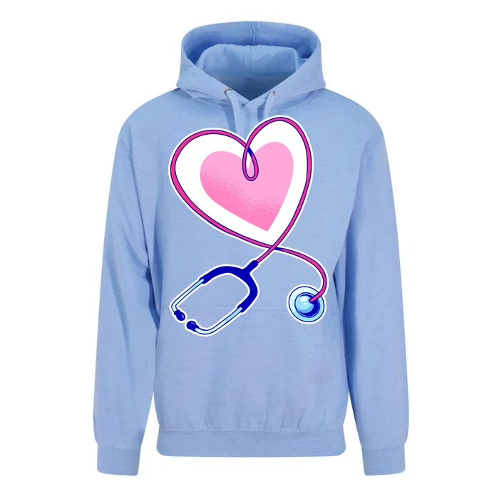 Stethoscope Heart Nursing Unisex Surf Hoodie