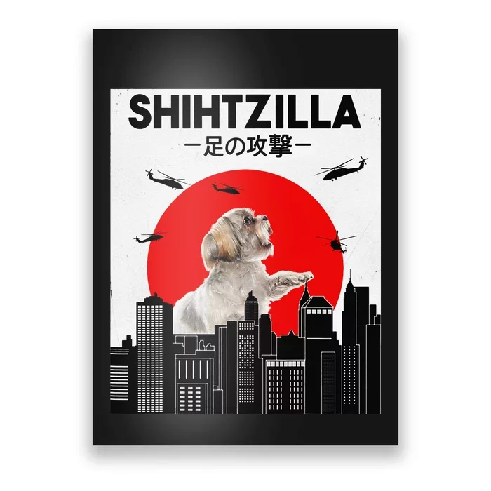 Shih Tzu Funny Shih Tzu Shih Tzu Poster