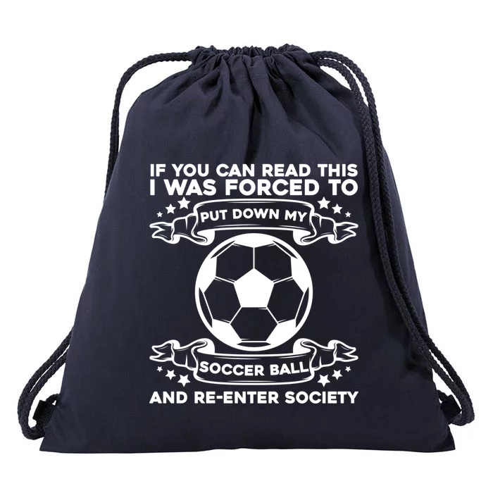 Soccer Team Fan Gift Supporter Soccer Player Gift Drawstring Bag