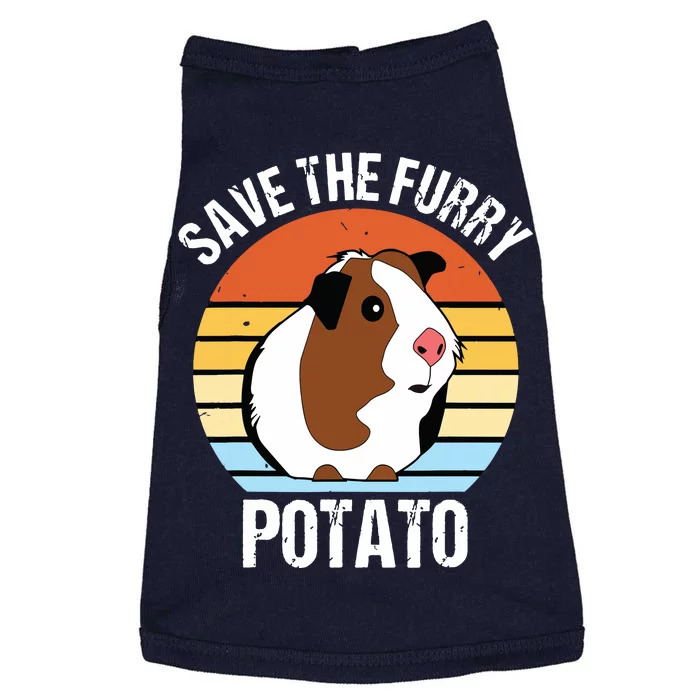 Save The Furry Potato Funny Guinea Pig Doggie Tank