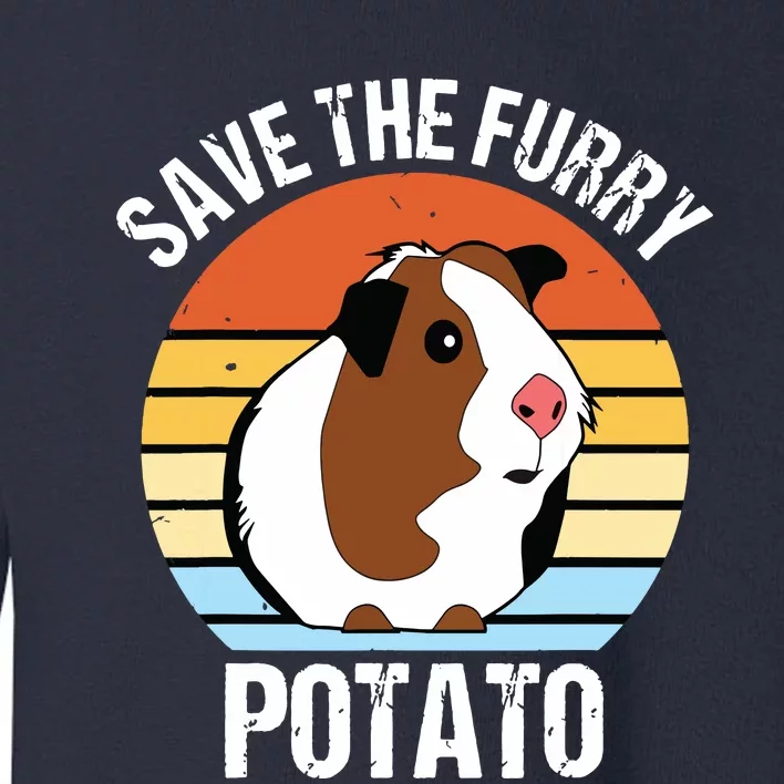 Save The Furry Potato Funny Guinea Pig Toddler Sweatshirt