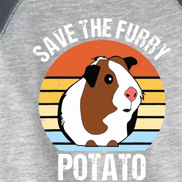 Save The Furry Potato Funny Guinea Pig Toddler Fine Jersey T-Shirt