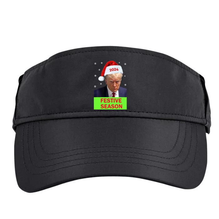 Santa Trump Festive Season Christmas Pro Trump Adult Drive Performance Visor