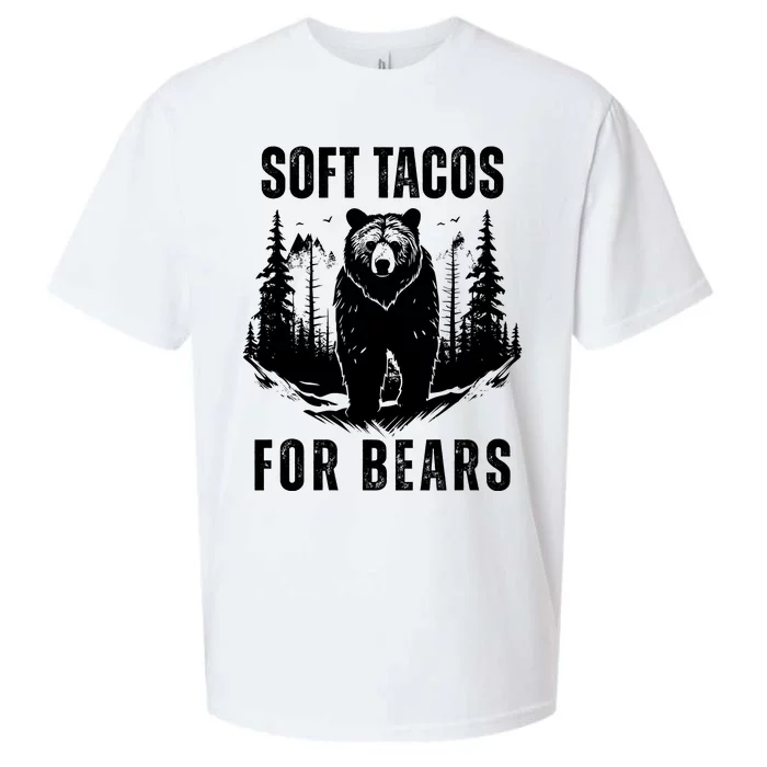 Soft Tacos For Bears Funny Camping Sueded Cloud Jersey T-Shirt