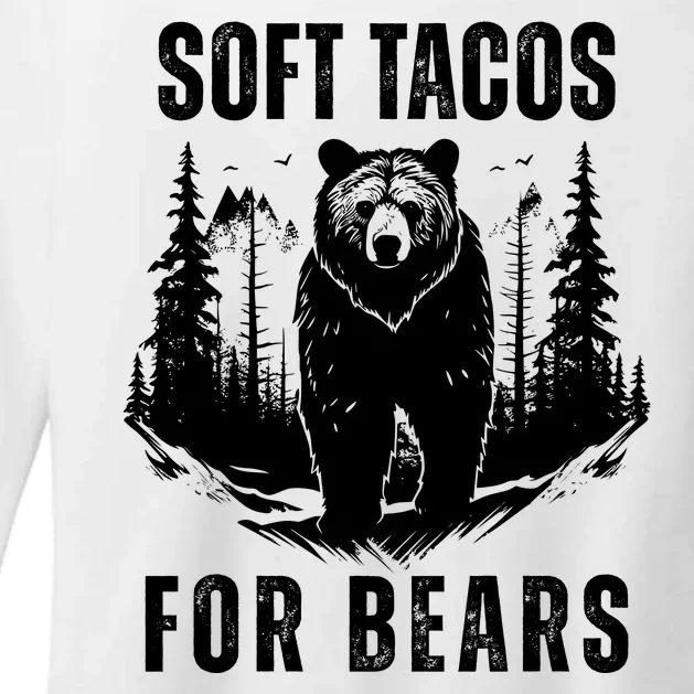 Soft Tacos For Bears Funny Camping Womens CVC Long Sleeve Shirt