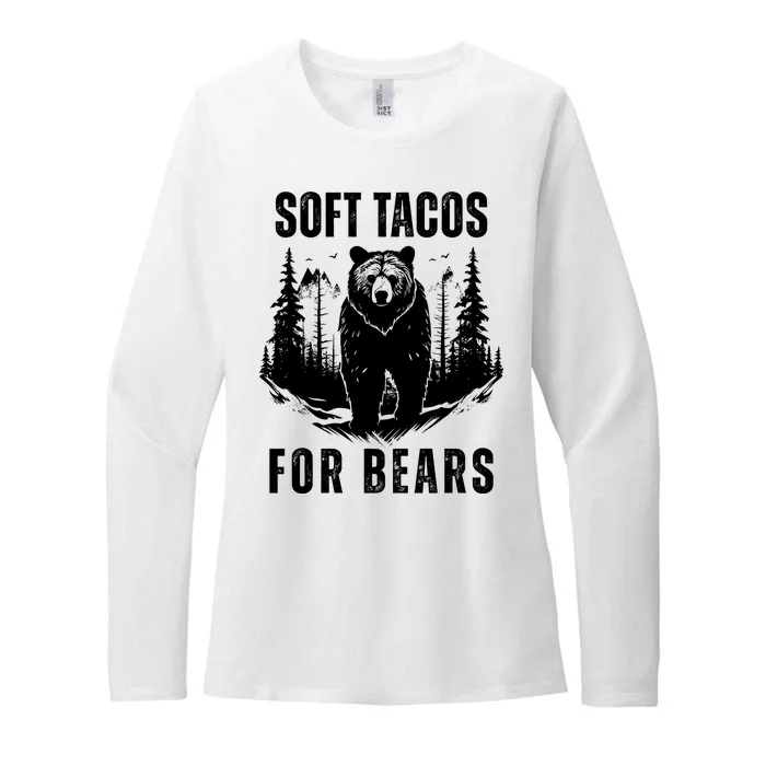 Soft Tacos For Bears Funny Camping Womens CVC Long Sleeve Shirt