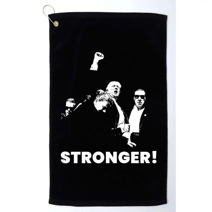 Stronger Trump Fight Support Platinum Collection Golf Towel