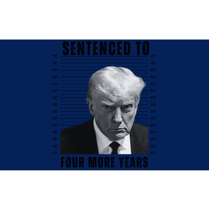 Sentenced To Four More Years Funny President Mugshot Bumper Sticker