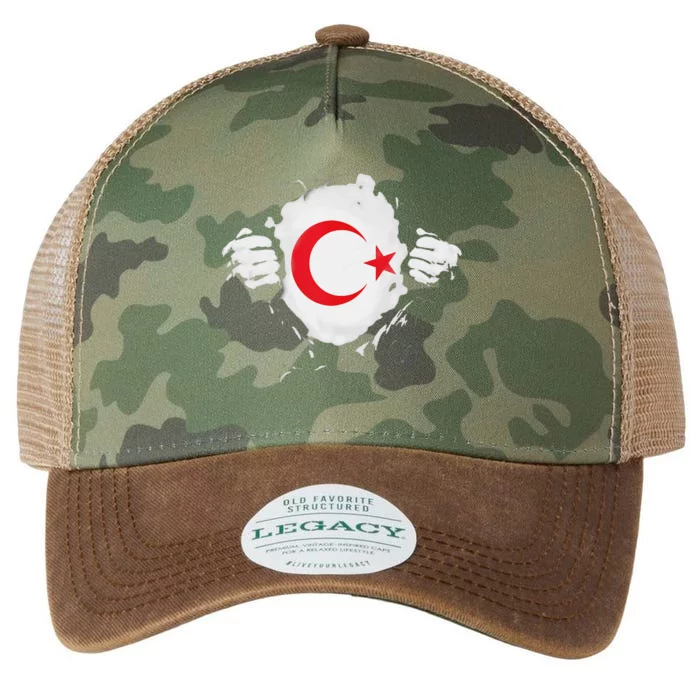 Supper Turkey Flag Turkey Country Legacy Tie Dye Trucker Hat