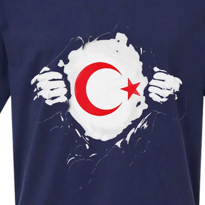 Supper Turkey Flag Turkey Country Sueded Cloud Jersey T-Shirt