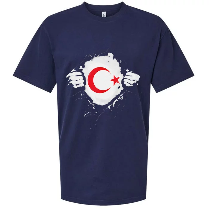 Supper Turkey Flag Turkey Country Sueded Cloud Jersey T-Shirt