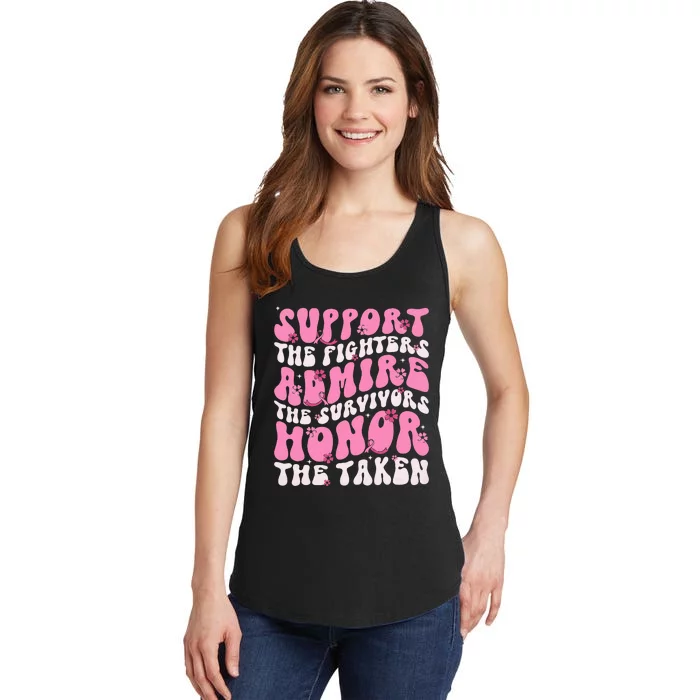 Support The Fighters Admire The Survivors Honor The Taken Ladies Essential Tank