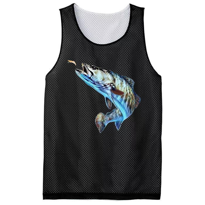 Speckled Trout Fishing  & Speckled Trout Mesh Reversible Basketball Jersey Tank