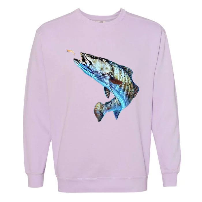 Speckled Trout Fishing  & Speckled Trout Garment-Dyed Sweatshirt