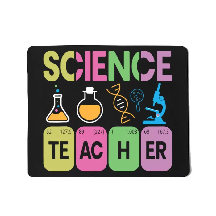 Science Teacher Funny Periodic Table Elements Graphic Mousepad