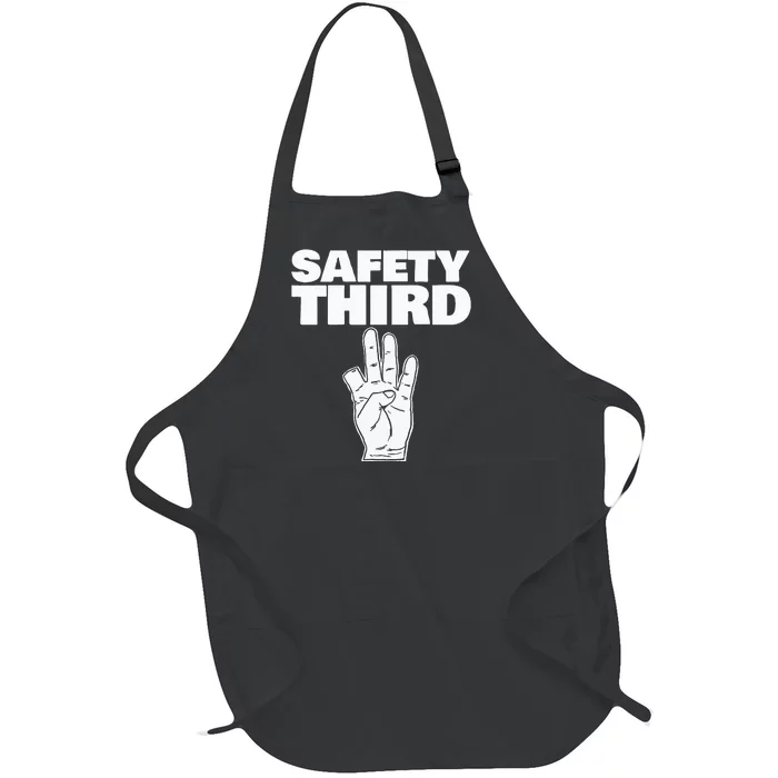 Safety Third Funny Missing Finger Safety Third Full-Length Apron With Pocket