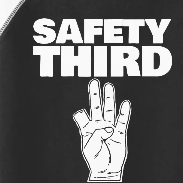 Safety Third Funny Missing Finger Safety Third Toddler Fine Jersey T-Shirt