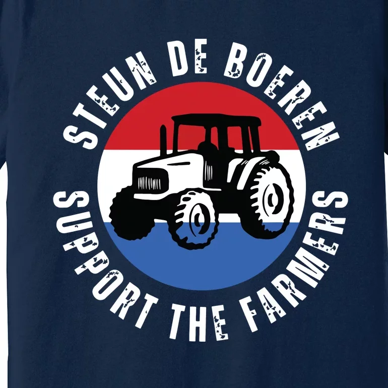 Support The Farmers The Netherlands Political Protest Premium T-Shirt