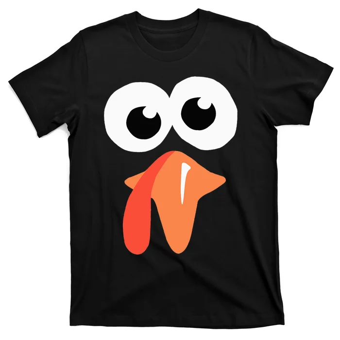 Silly Turkey Face  Funny Thanksgiving Fall Joke Humor Gifts T-Shirt