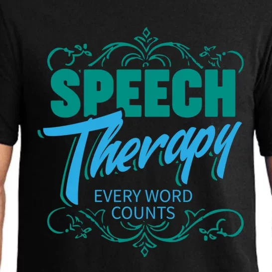 Speech Therapy Funny Gift For Speech Language Pathologist Gift Pajama Set