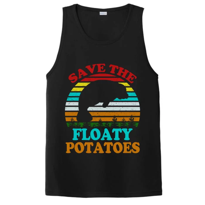 Save The Floaty Potatoes Performance Tank