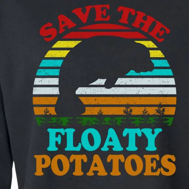 Save The Floaty Potatoes Cropped Pullover Crew