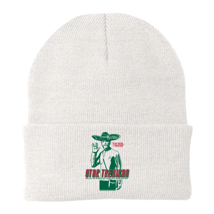 Star Trexican Funny Mexican Parody Prosperar Knit Cap Winter Beanie