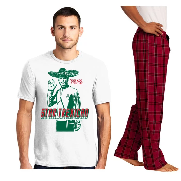 Star Trexican Funny Mexican Parody Prosperar Pajama Set