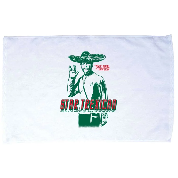 Star Trexican Funny Mexican Parody Prosperar Microfiber Hand Towel