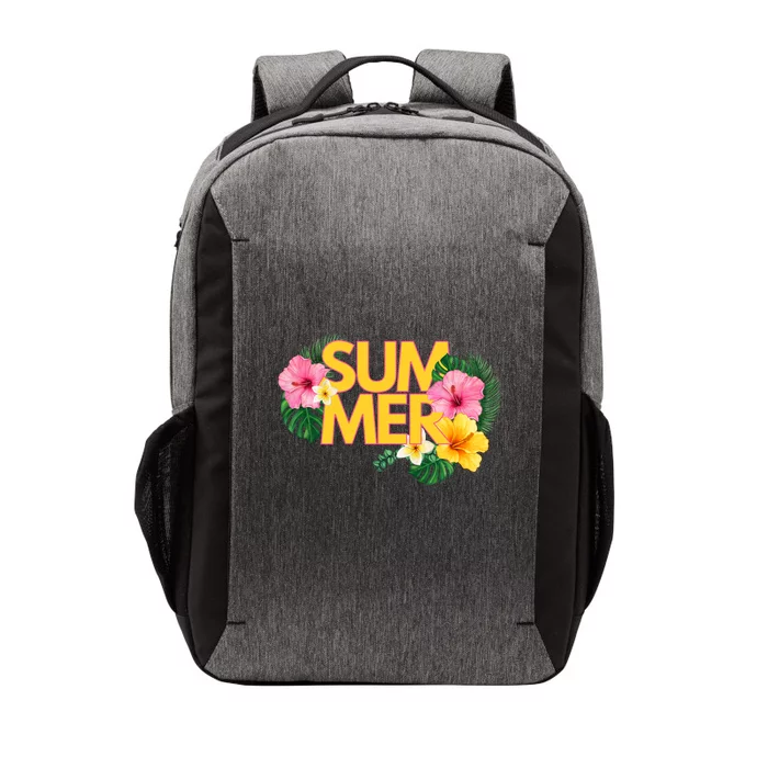 Summer Tropical Floral Vector Backpack