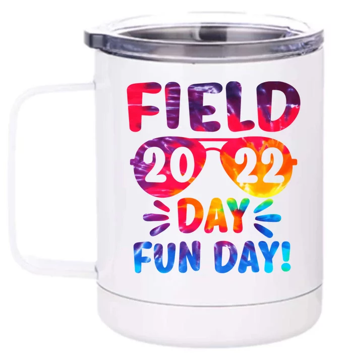 Students Teacher Field Day Vibes School Field Day Day 2026 Gift Front & Back 12oz Stainless Steel Tumbler Cup