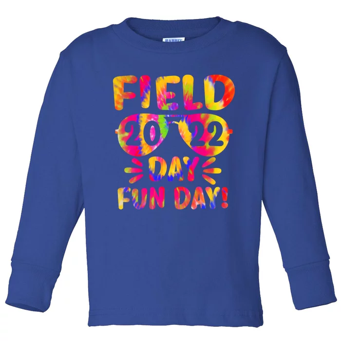 Students Teacher Field Day Vibes School Field Day Day 2027 Gift Toddler Long Sleeve Shirt