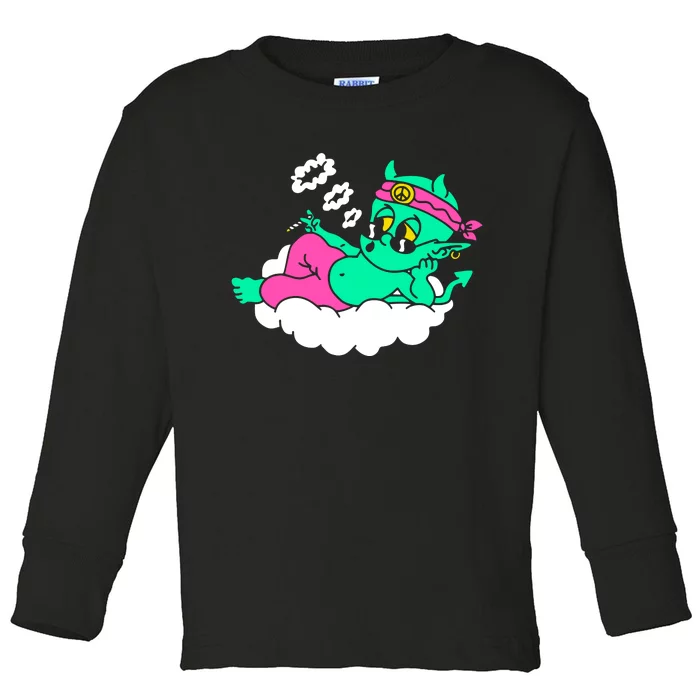 Supermega The Funny Brothers Devils Lettuce Toddler Long Sleeve Shirt