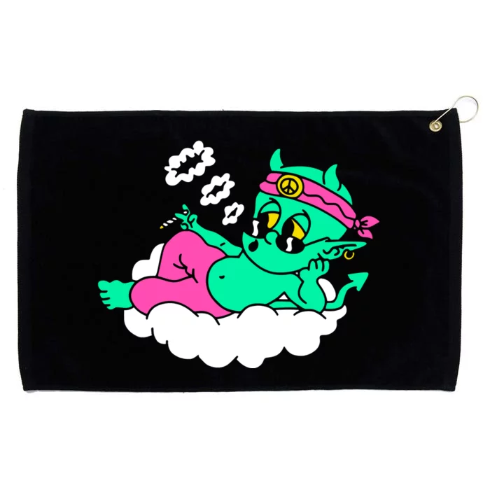 Supermega The Funny Brothers Devils Lettuce Grommeted Golf Towel