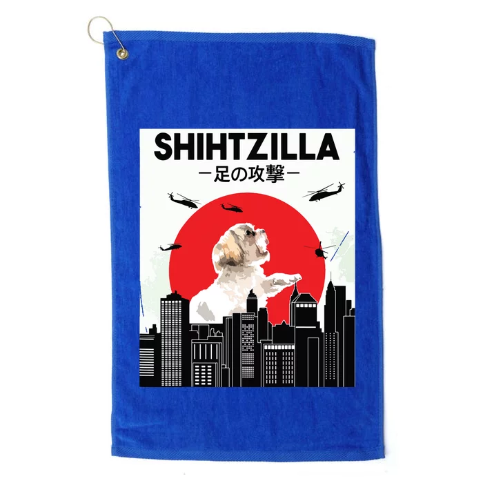 Shih Tzu Funny Shih Tzu Shih Tzu Lover Shih Tzu Platinum Collection Golf Towel