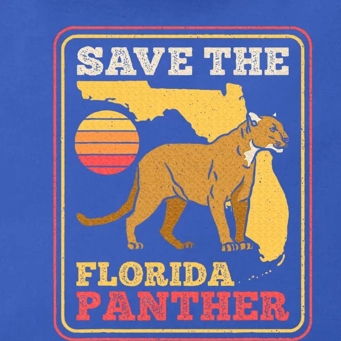 Save The Florida Panther Zip Tote Bag