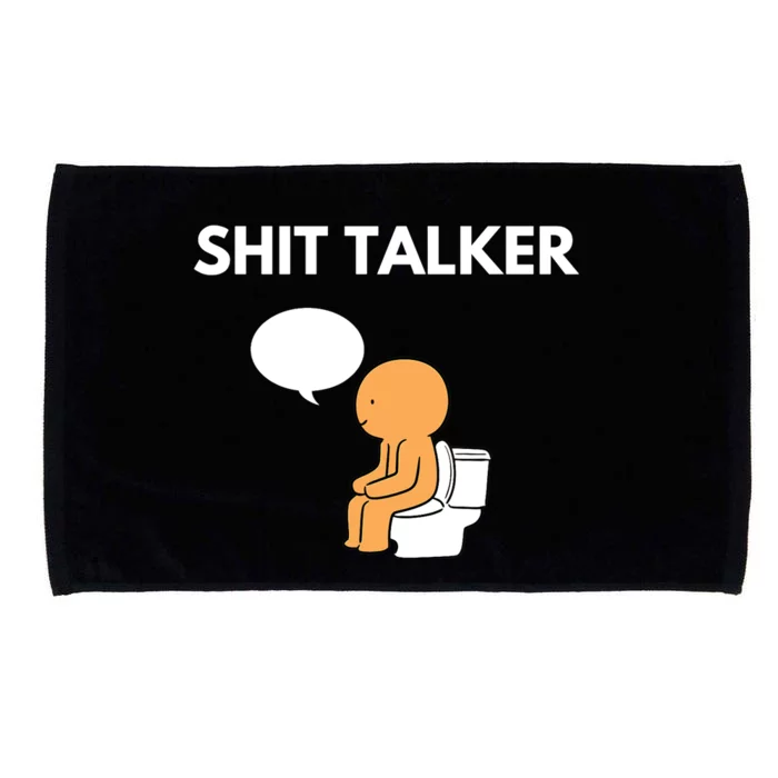 Shit Talker Funny Graphic Microfiber Hand Towel