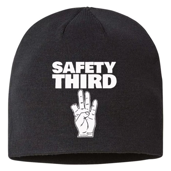 Safety Third Funny Missing Finger Safety Third 8 1/2in Sustainable Knit Beanie