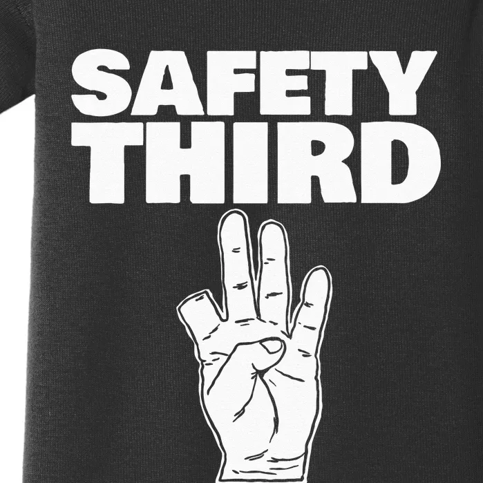 Safety Third Funny Missing Finger Safety Third Baby Bodysuit