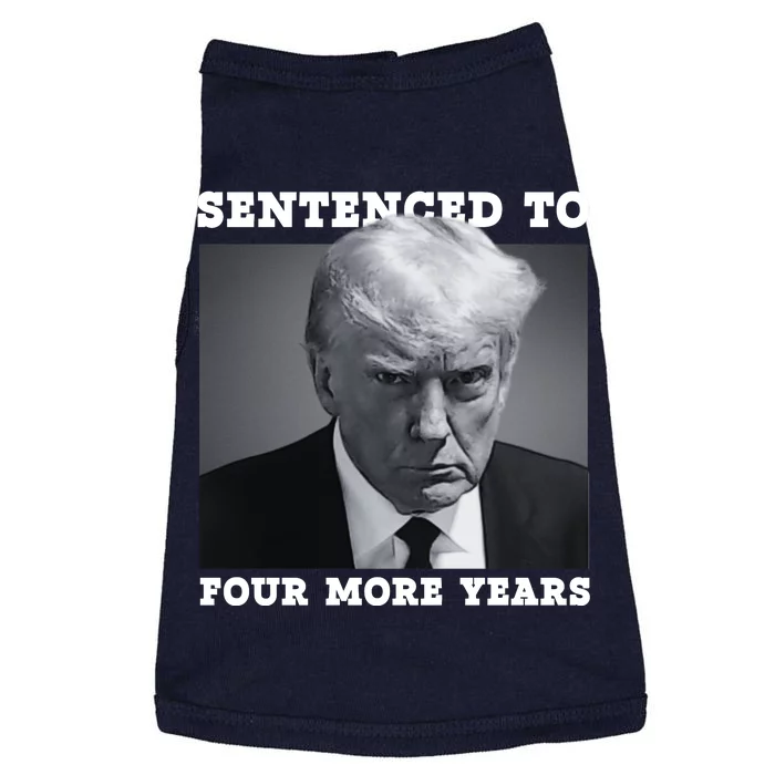 Sentenced To Four More Years Funny Mugshot President Doggie Tank