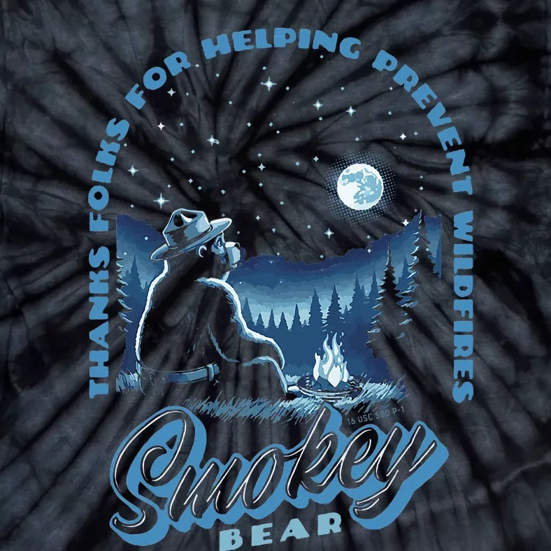 Stargazing Thanks For Helping Prevent Wildfires Tie-Dye T-Shirt