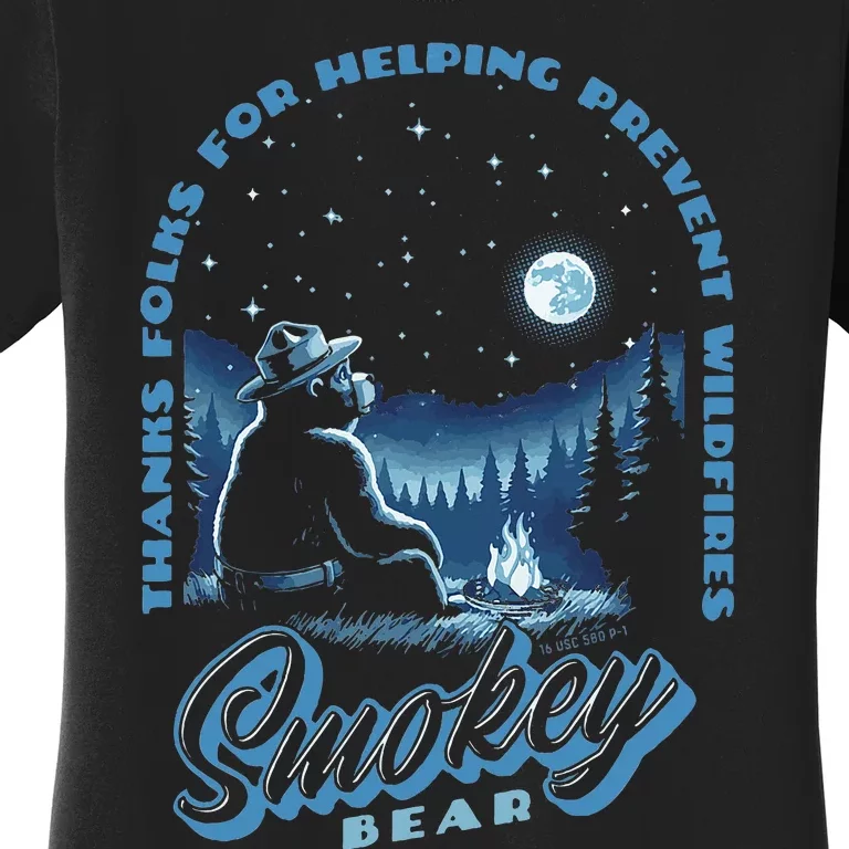 Stargazing Thanks For Helping Prevent Wildfires Women's T-Shirt