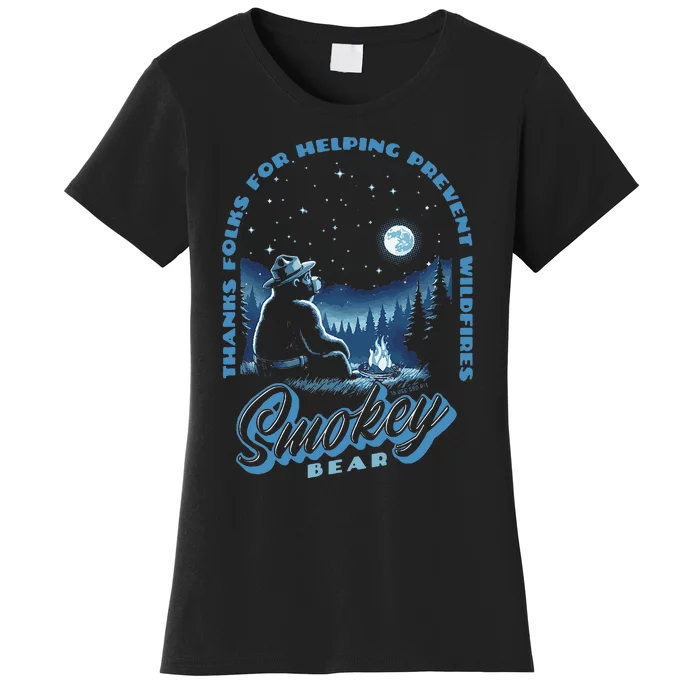 Stargazing Thanks For Helping Prevent Wildfires Women's T-Shirt