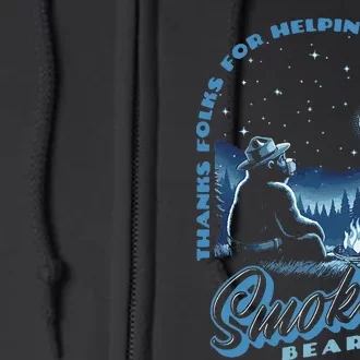 Stargazing Thanks For Helping Prevent Wildfires Full Zip Hoodie