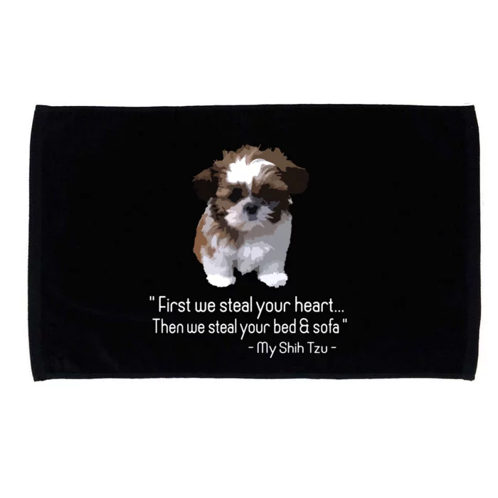 Shih Tzu Funny Microfiber Hand Towel