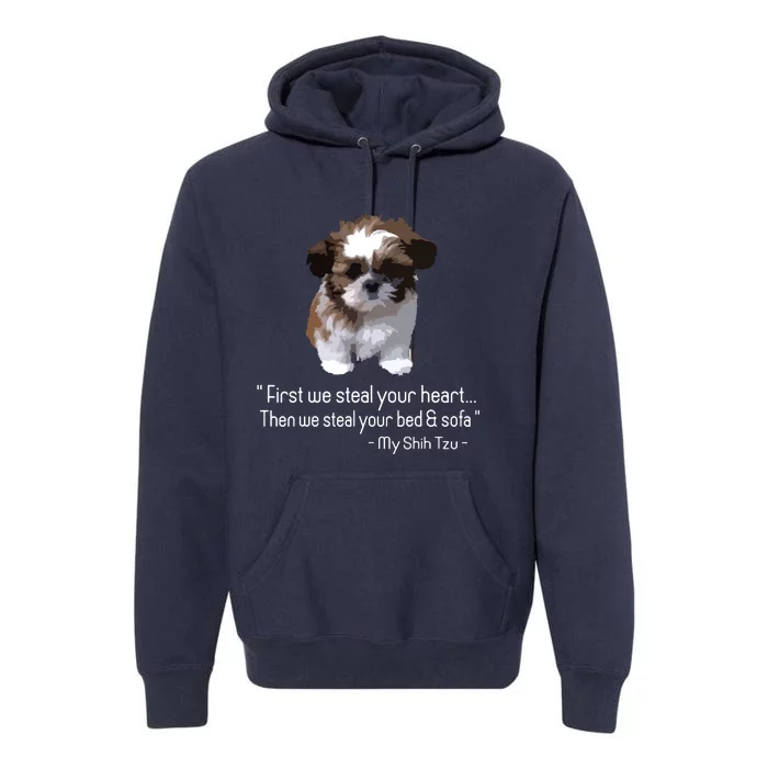 Shih Tzu Funny Premium Hoodie